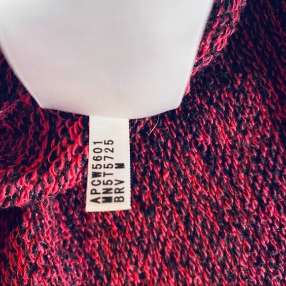 Andrew Marc pink zipper Sweatshirt~M - Picture 8 of 8